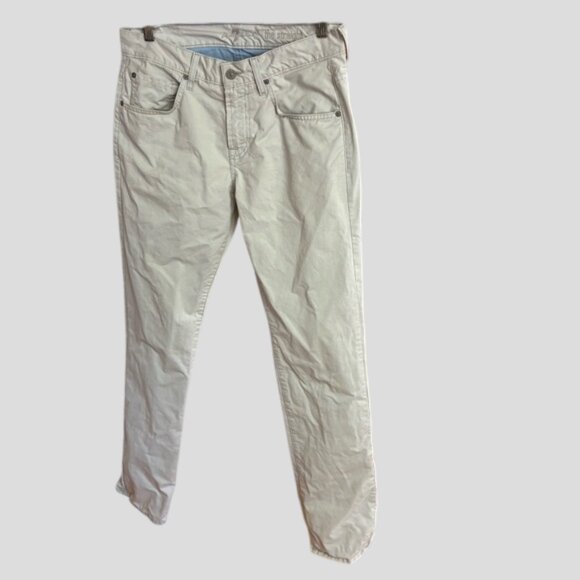 7 For All Mankind Oatmeal Denim Pants - Picture 4 of 16